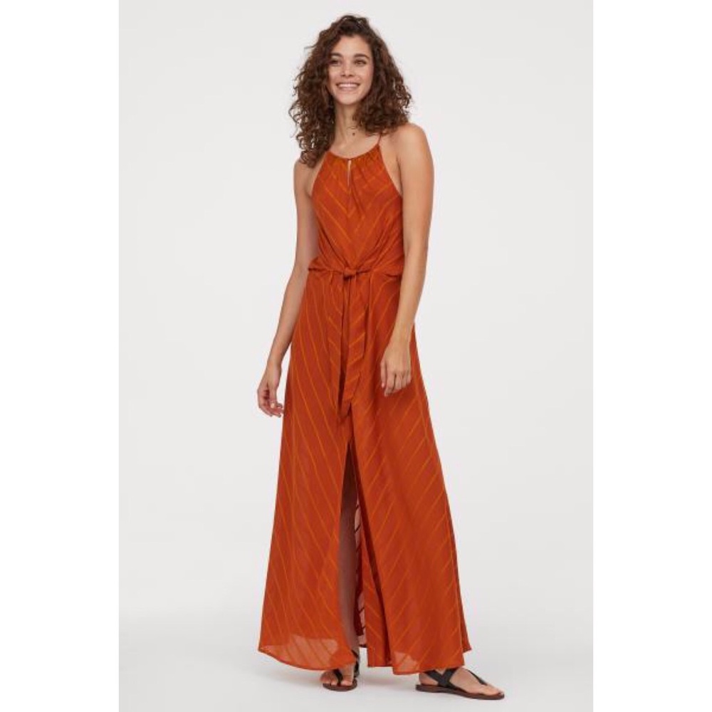 H&M Conscious Halter Maxi Dress